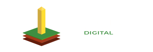 Ierum Digital - Logo transparente con texto negro horizontal